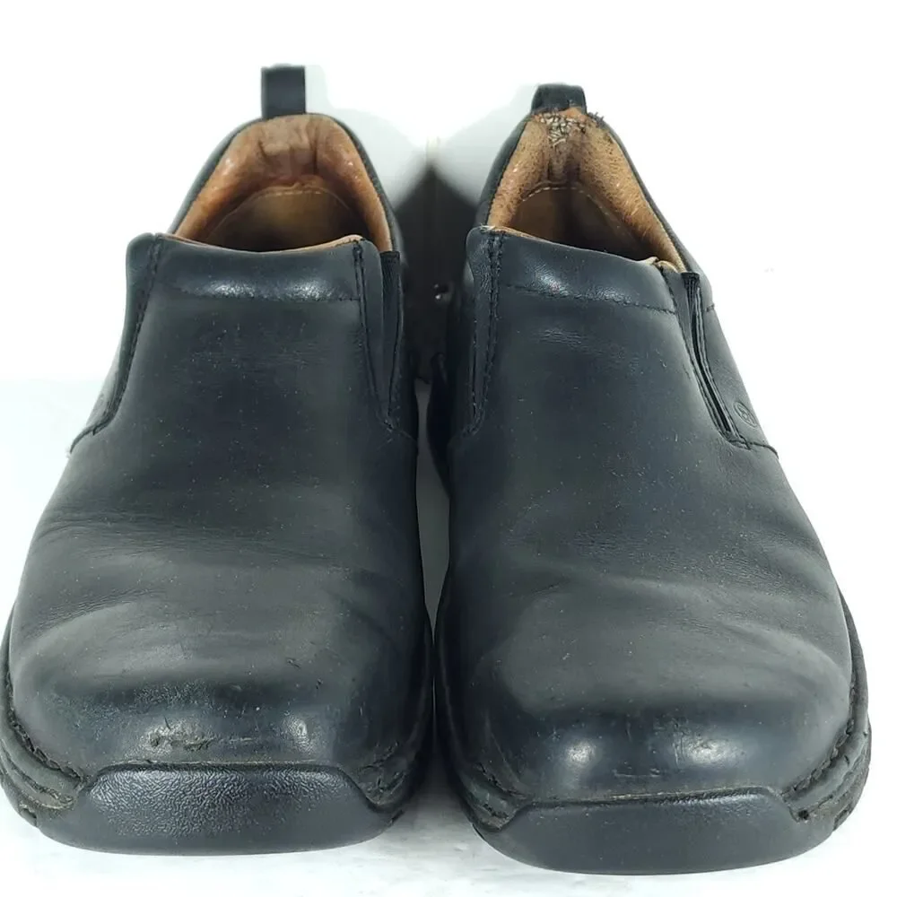 Red Wings Men's 6700 US10,5B Black Leather Steel Toe Slip-On Work Shoes